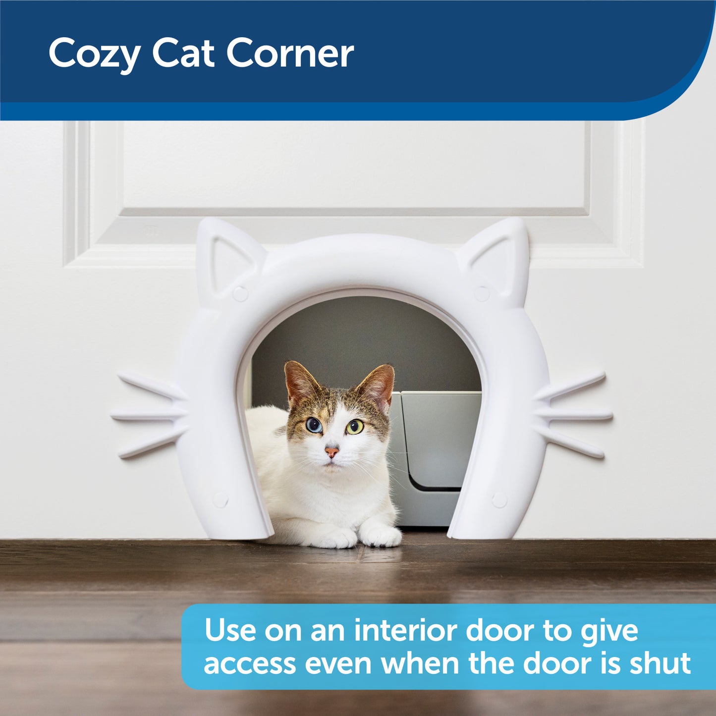 PetSafe Cat Corridor Interior Pet Door 7.5 in X 7.7 in 729849173057