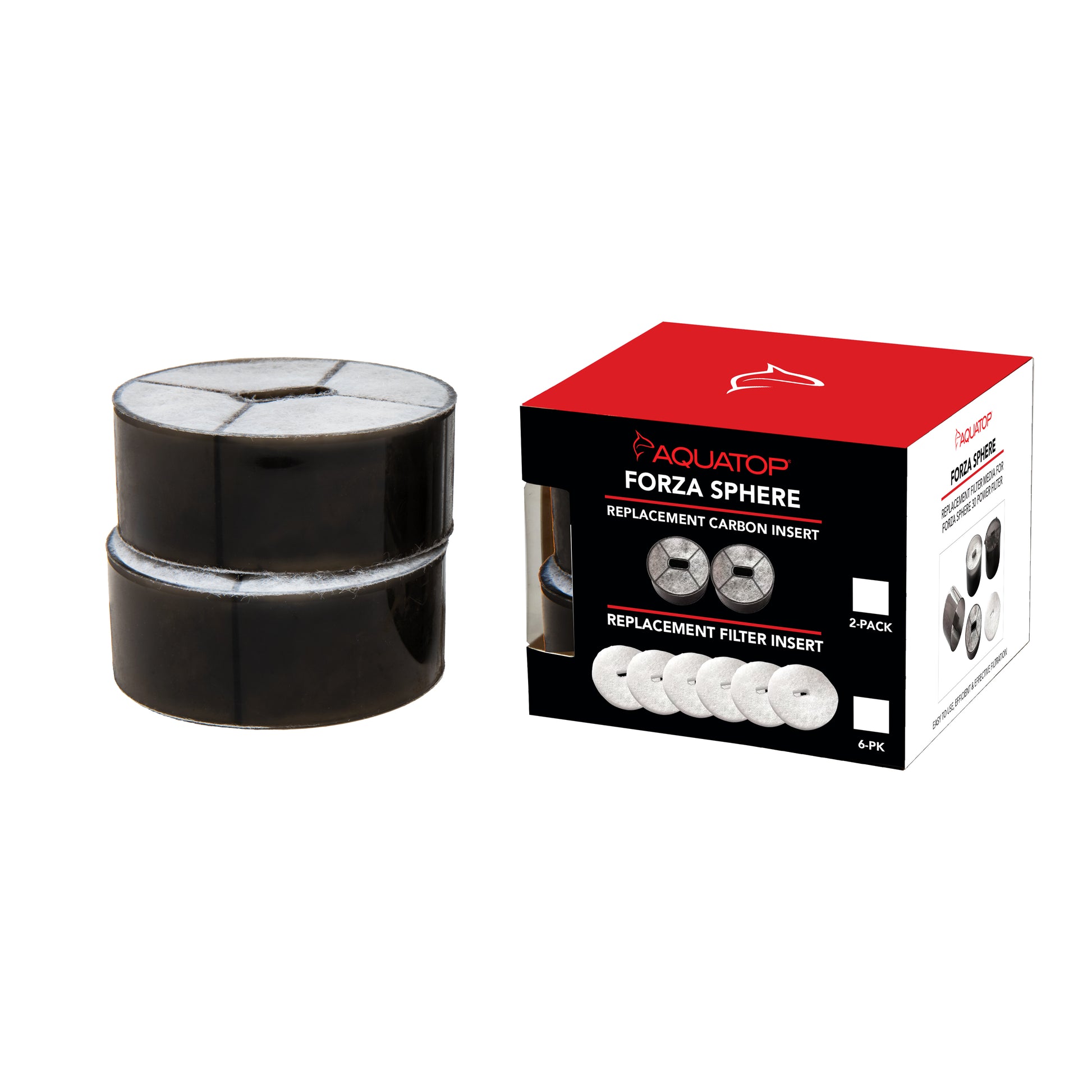 Aquatop Forza Sphere 30 Replacement Carbon Insert 2 pk 810146751113