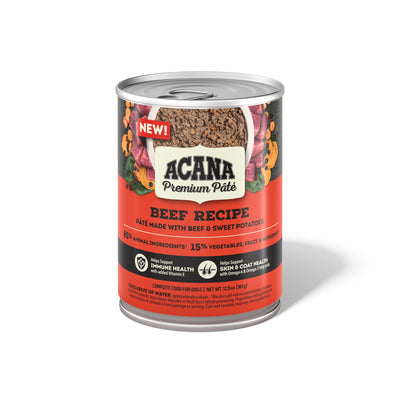 Acana Premium Pâté Canned Dog Food Beef 12ea/12.8 oz 064992723804