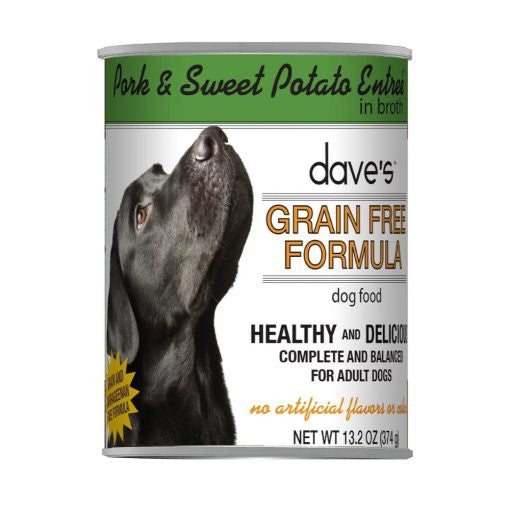 Dave Dog Grain Free Pork & Sweet Potato 13.2oz 685038118110