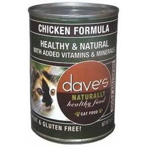 Dave's Pet Food Cat Naturally Healthy Chicken 12.5oz {L+x} C=12 685038111739