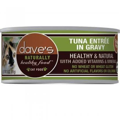Dave's Pet Food Cat Red Meat Tuna Gravy 5.5oz {L+x} C=24 685038113276