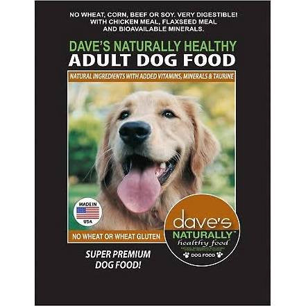 Dave's Pet Food Dog Naturally Healthy Adult 4lb {L-x} 685038113061