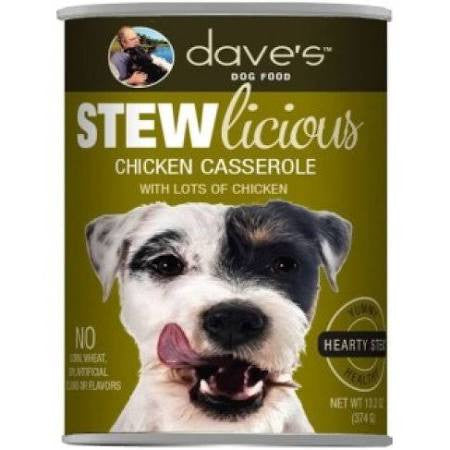 Dave's Pet Food Stewlicious Chicken Casserole 13.2oz !{L+x} 685038116956