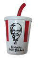 Spot Kentucky Fried Chicken Vinyl Dog Toy Soda w/Straw 6 in 077234332238