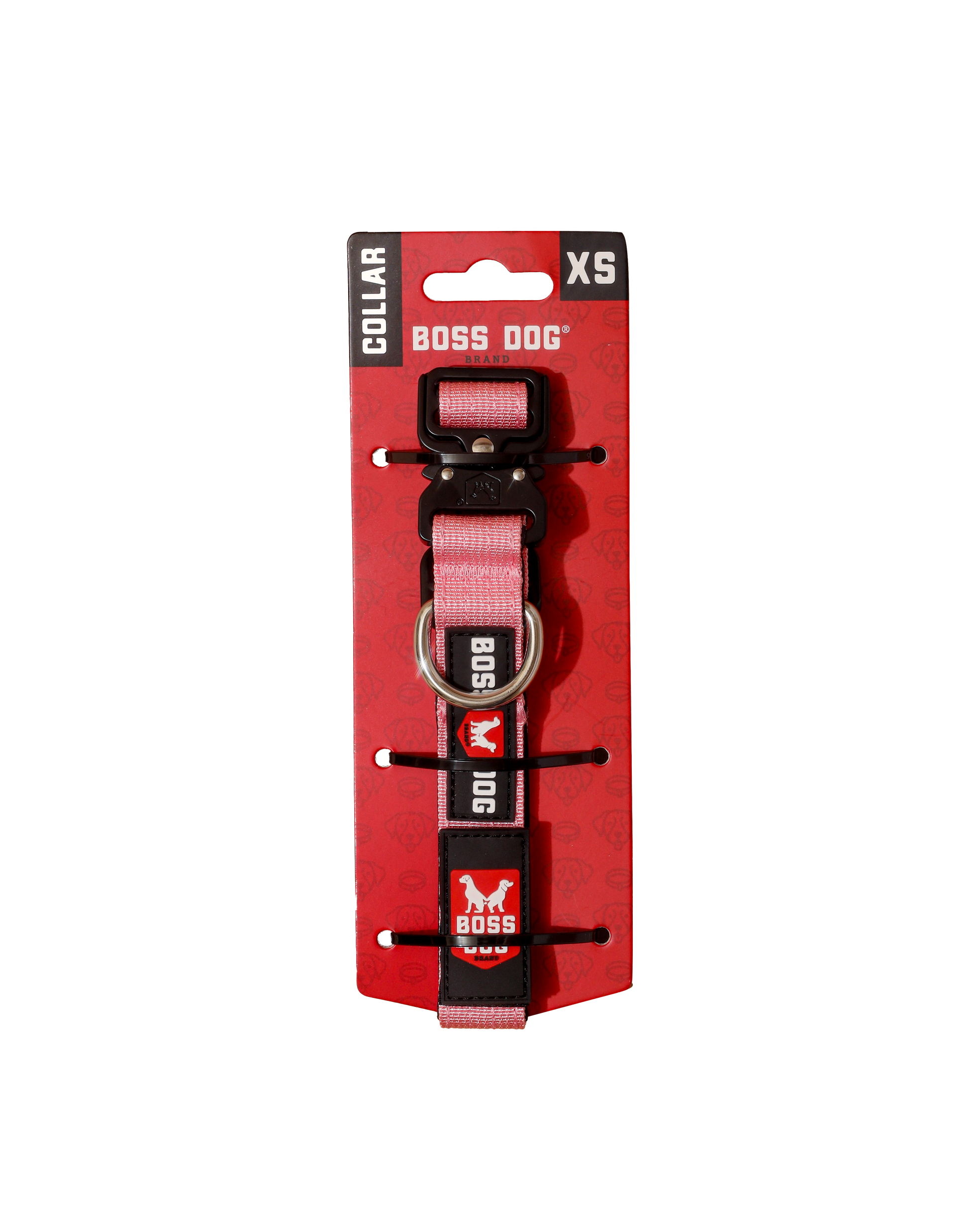 Boss Dog Tactical Adjustable Dog Collar Pink X-Small, 11-14 in 860011480440