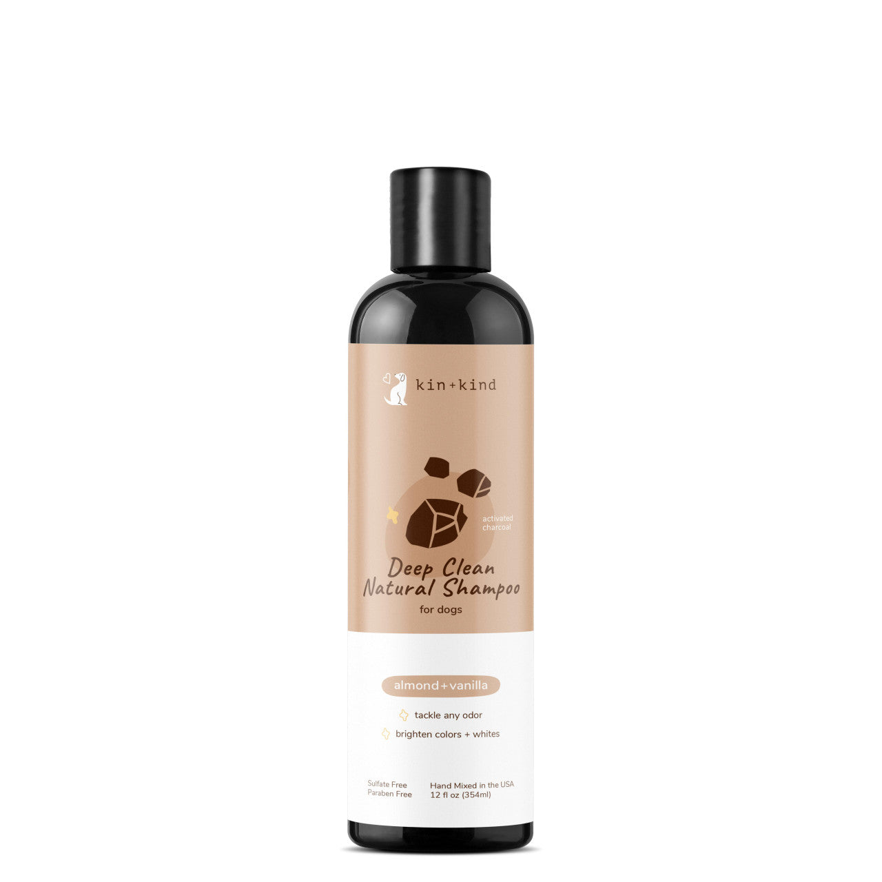 Deep Clean Natural Dog Shampoo Almond & Vanilla 12 oz 850027253022