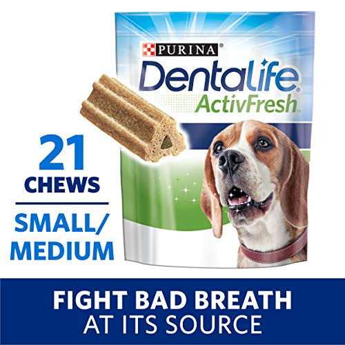 DentaLife ActivFresh Dental Chews Daily Oral Care Small/Medium 4/15.5oz {L + 1} 178861 - Dog