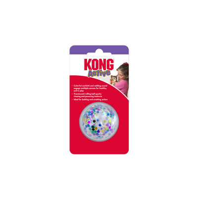 KONG Active Confetti Ball Cat Toy 035585503967