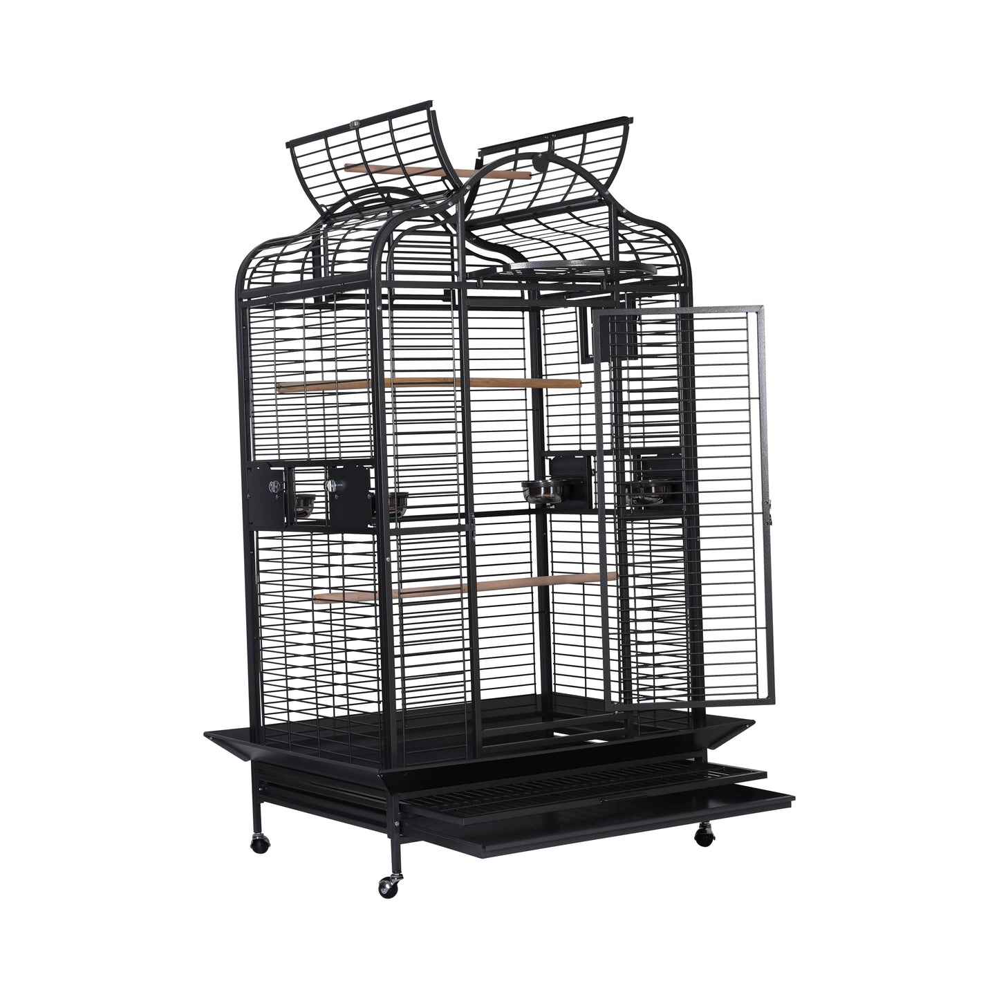 A & E Cages Majestic Parrot Cage Black X-Large, 40In X 30In X 75 in 644472009446