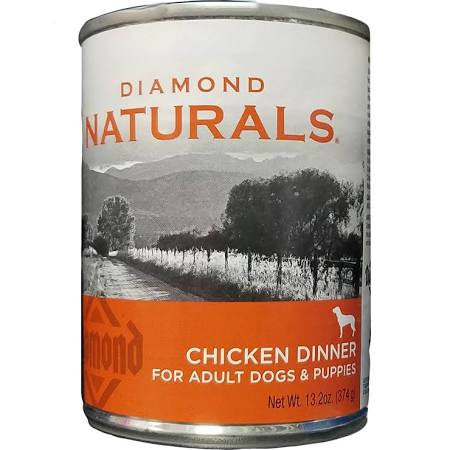 Diamond Naturals Chicken Dinner for Adult Dogs and Puppies 12/13.2 oz {L-1}419087 074198612741
