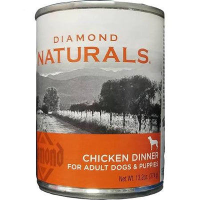 Diamond Naturals Chicken Dinner for Adult Dogs and Puppies 12/13.2 oz {L - 1}419087 - Dog