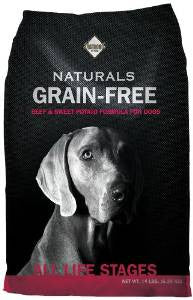 Diamond Naturals Grain Free Beef & Sweet Potato Dog 14 lb. {L-1}418141 074198611485