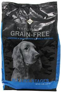 Diamond Naturals Grain Free White Fish And Sweet Potato Dry Dog Food 5lbc= 6 {l-1} C= 418146 074198611539