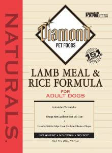 Diamond Naturals Lamb & Rice Dog 20 Lb. {L-1}418122 074198608164
