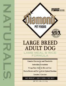 Diamond Naturals Large Breed Adult Dog Lamb & Rice 40 Lb. {L-1}418839 074198610693