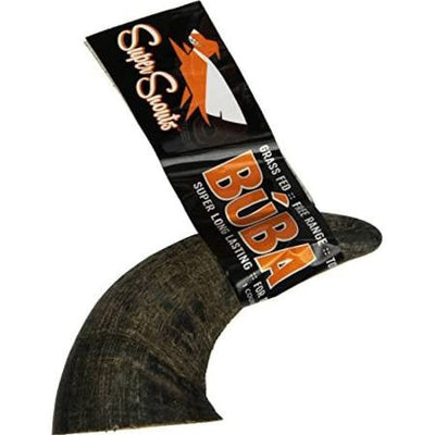 100% Grass Fed, Free Range and totally Natural!  BUBA Chews (pronounced ""Booba"") come from the Water Buffaloes in Northern India (Scientific Name Bubalus bubalis) Our Water Buffalo horns make healthy chew treats for dogs."
