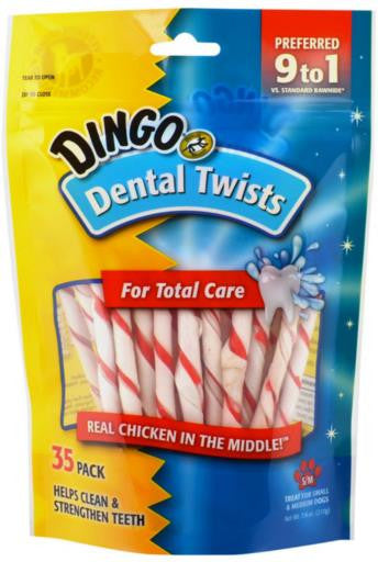 Dingo Dental Twists For Total Care 35 Pk {L-b}156049 615650990924