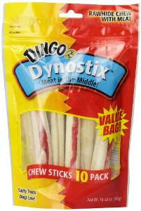 Dingo DynoStix White 10 Pk {L + 1} 156020 - Dog