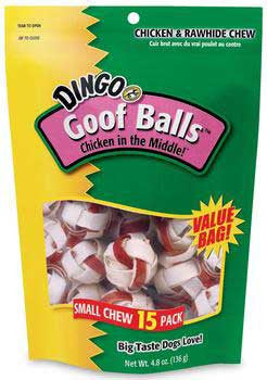 Dingo Goof Ball Small Value 15 pk. {L+1} 156039 615650950157
