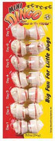 Dingo Knotted Mini 7 Pack White 2.5’ {L + b}156030 - Dog