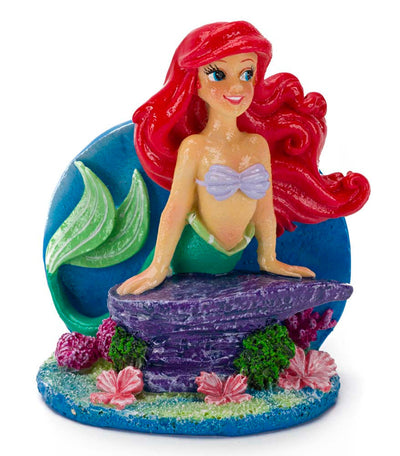 Disney Ariel Stretching on Rock Aquarium Ornament Multi-Color 3.25in MD