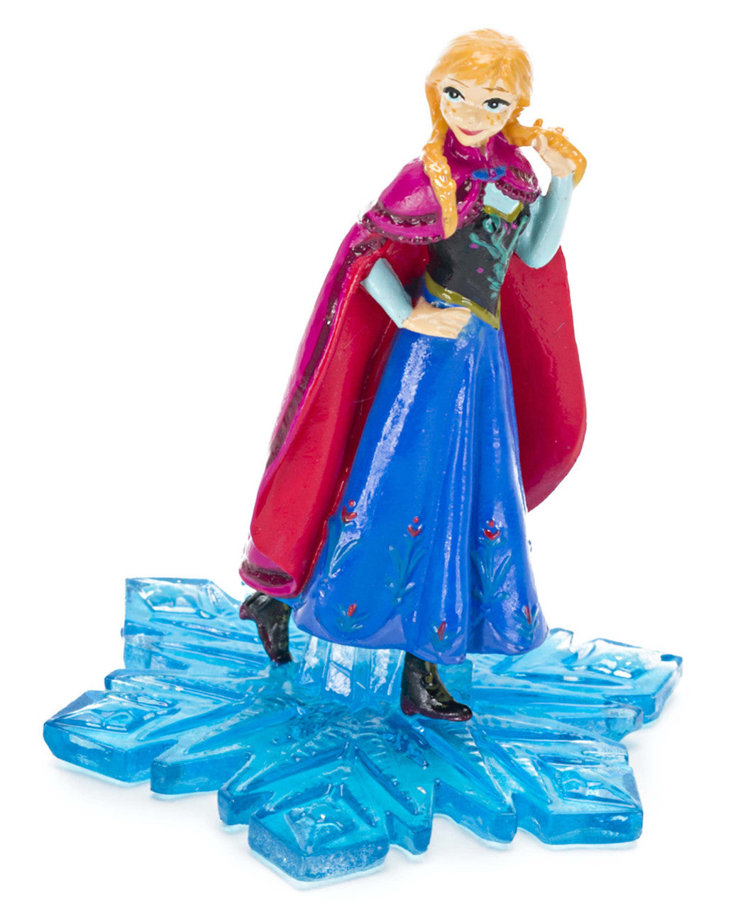 Disney Frozen Anna Resin Ornament Blue/Pink 2.5in Mini