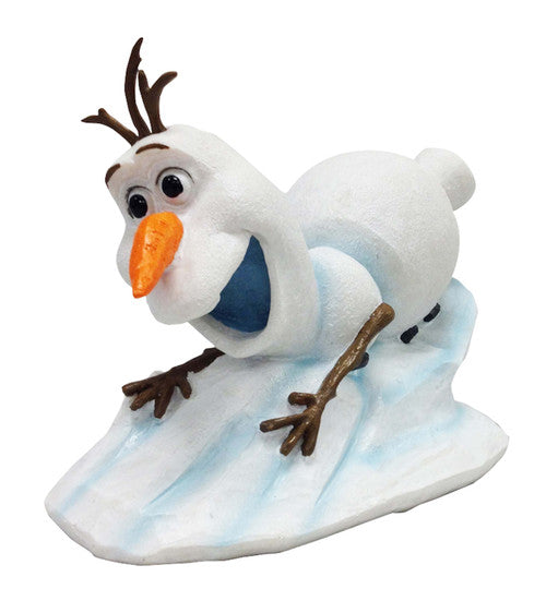 Disney Frozen Olaf Sliding Mini Resin Ornament White 1.75 in - Aquarium