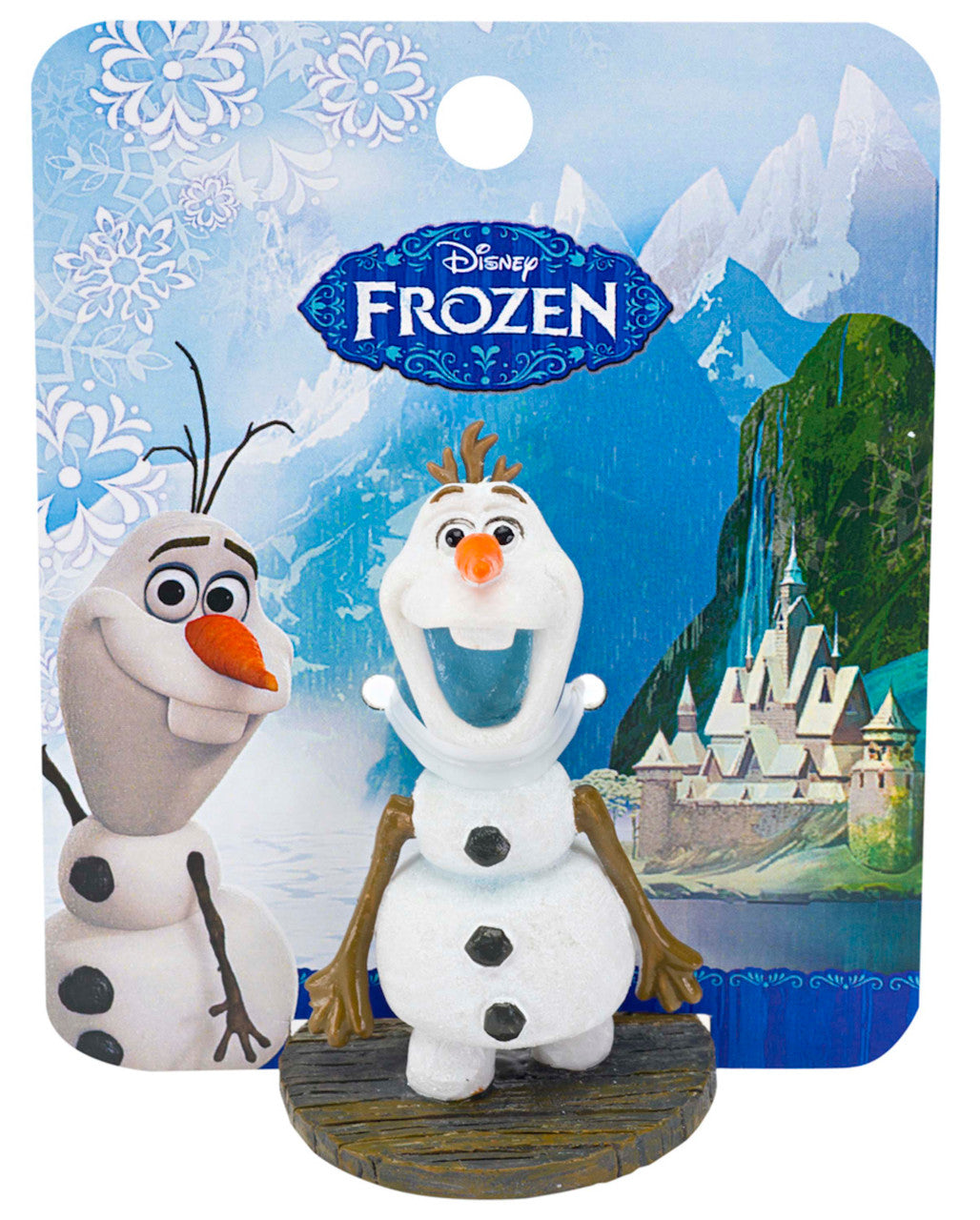 Disney Frozen Olaf Standing Mini Resin Ornament Black, White 2.25 in Mini