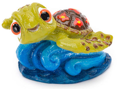 Disney Squirt Aquarium Statue Green Brown Blue 1.25 in Mini