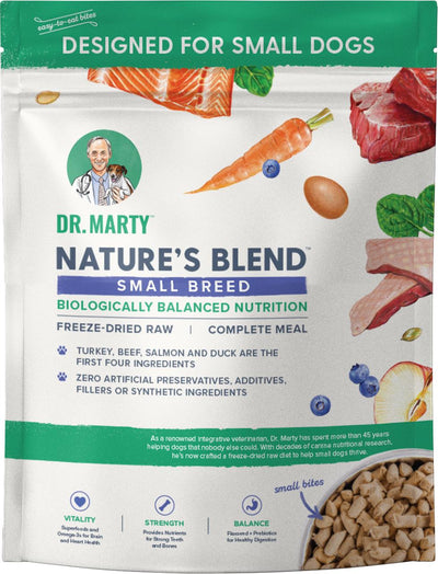 Dr. Marty's Nature's Blend Freeze Dried Small Breed Dog 16 oz