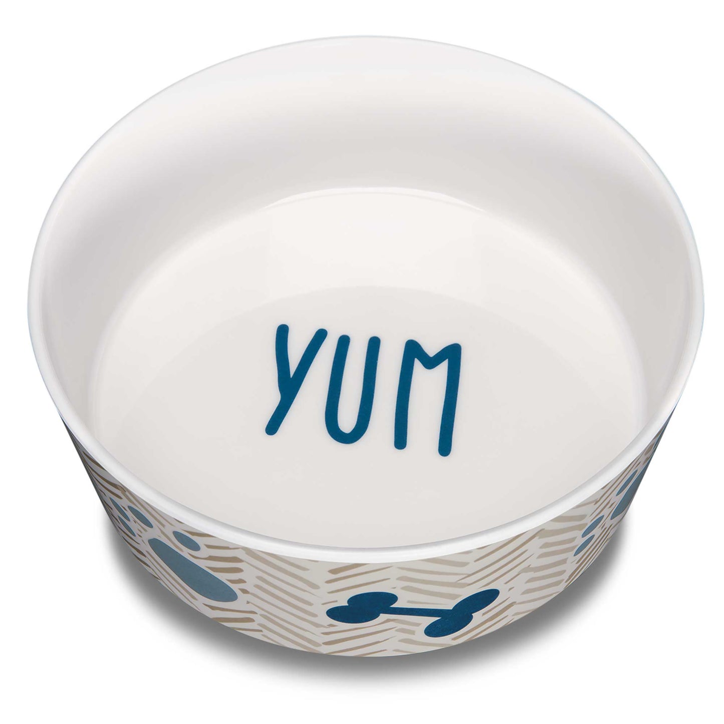 Loving Pets Dolce Moderna Bowl Yum Chevron Large 842982071537