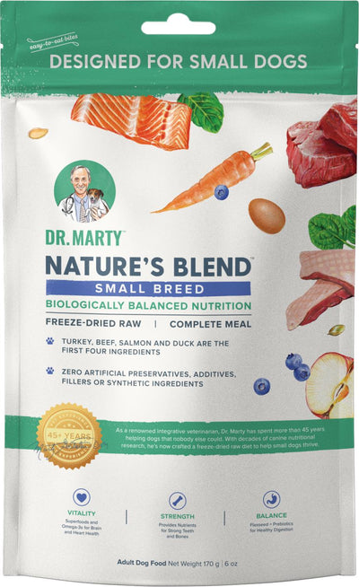 Dr. Marty's Nature's Blend Freeze Dried Small Breed Dog 6 oz