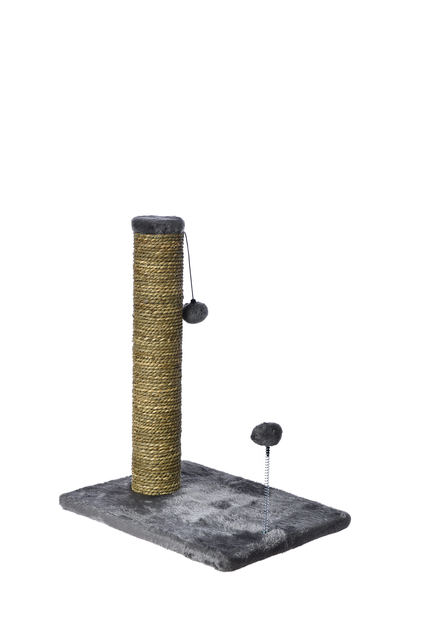 Max & Marlow Cat Scratching Post w/ 2 Cat Toys 20 in 810162076528