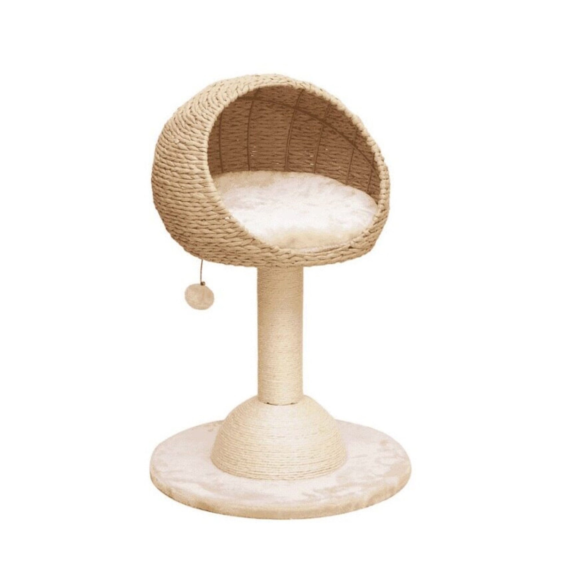 PetPals Lookout Cat Perch Beige & Cream 29 in 818483016926
