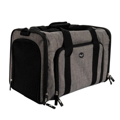 Dogit Explorer Expandable Carry Bag Gray/Black - Dog