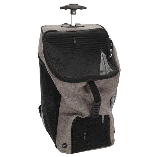 Dogit Explorer Wheeled Backpack Carrier Gray/Black - Dog