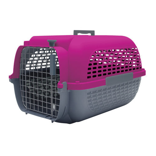 Dogit Voyager Dog Carrier Small Grey/Fuchsia