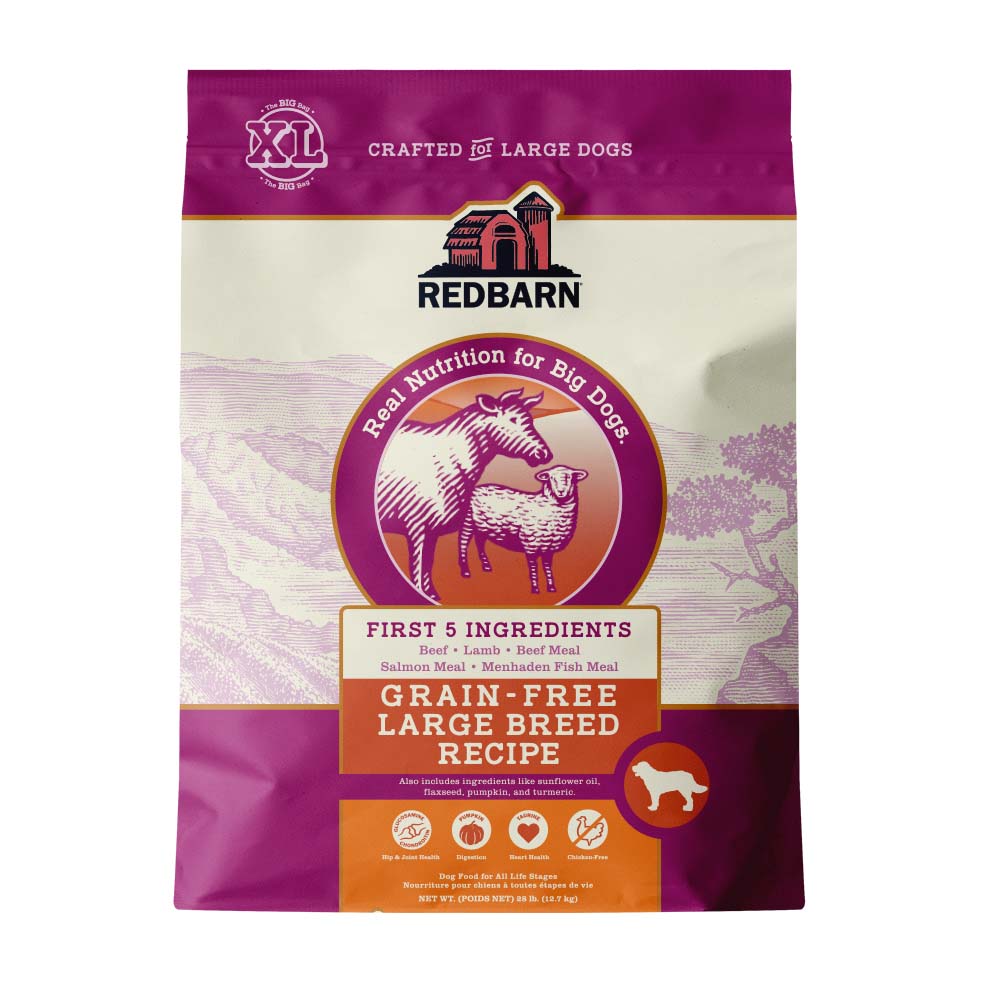 Redbarn Pet Products Grain-Free Large Breed Dry Dog Food Beef & Lamb 28 lb 785184125045
