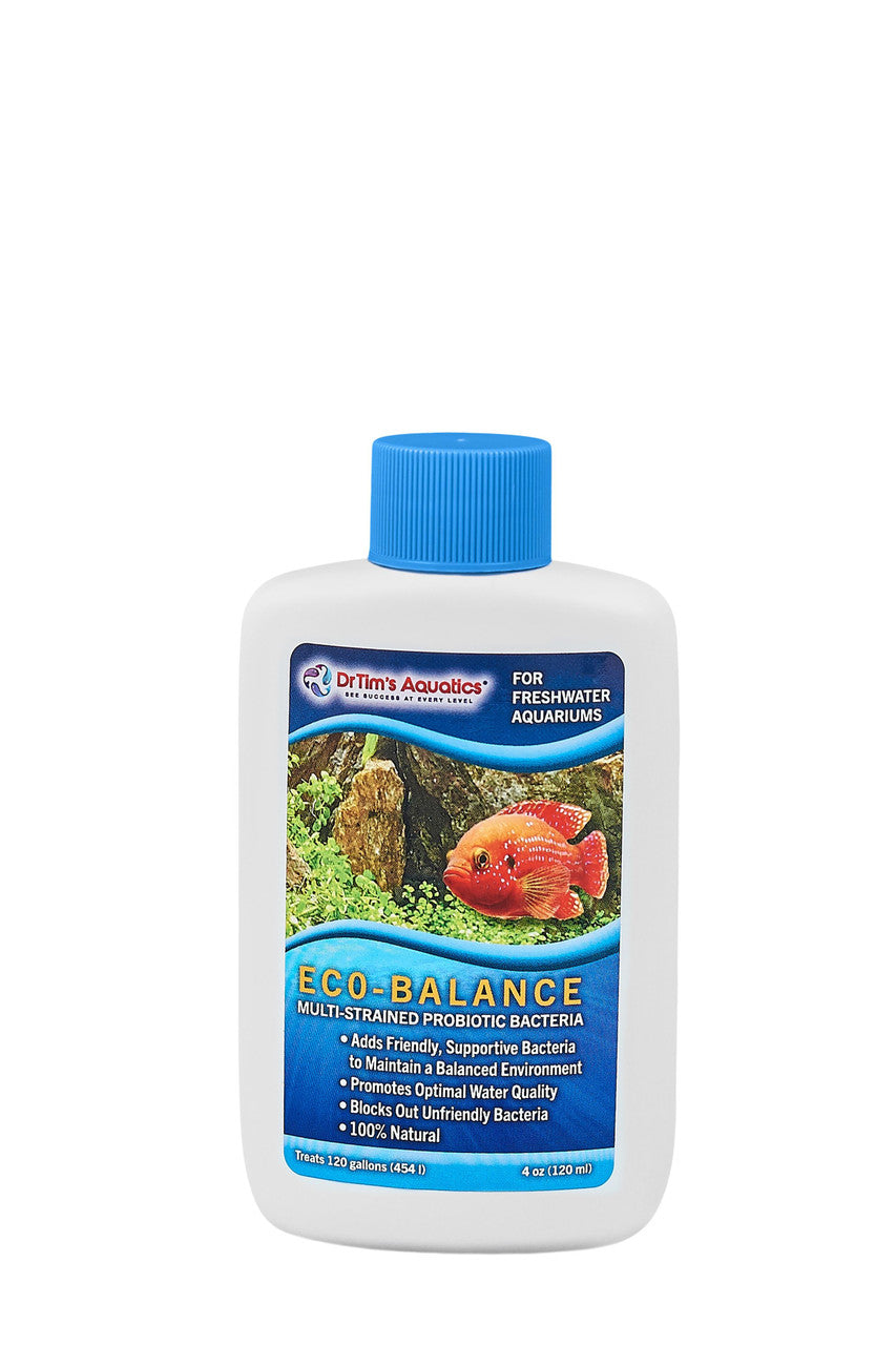 Dr. Tim's Aquatics Eco-Balance Probiotic Bacteria for Freshwater Aquarium 4 fl oz 812540010612
