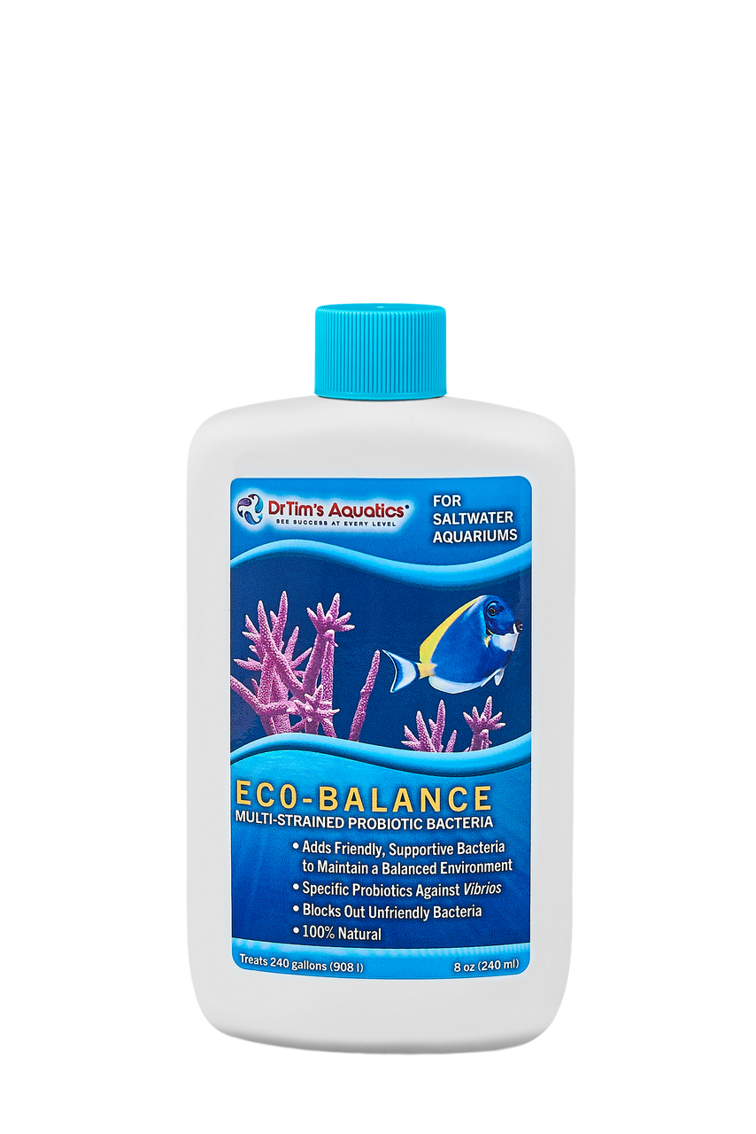 Dr. Tim's Aquatics Eco-Balance Probiotic Bacteria for Saltwater Aquarium 8 fl. oz