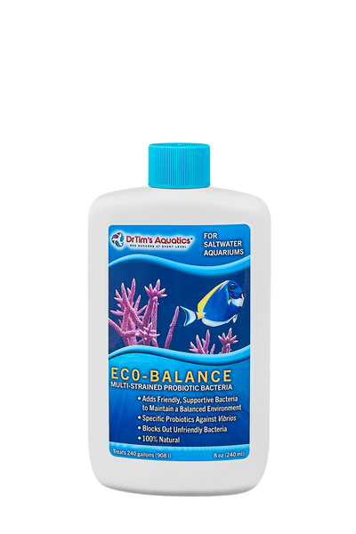 Dr. Tim's Aquatics Eco-Balance Probiotic Bacteria for Saltwater Aquarium 8 fl. oz