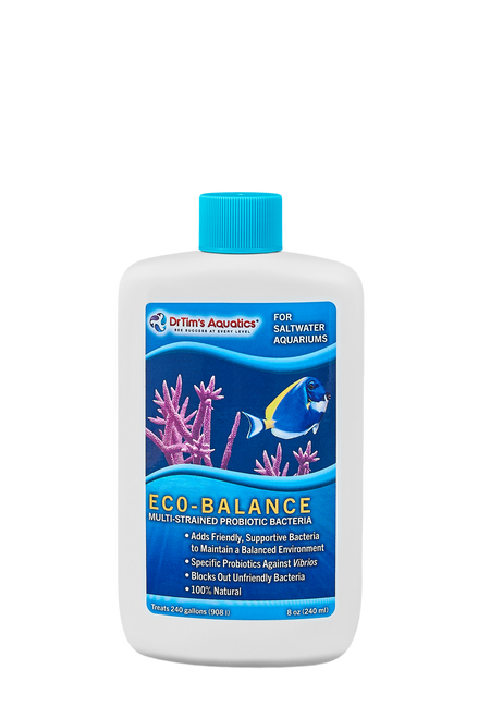 Dr. Tim’s Aquatics Eco - Balance Probiotic Bacteria for Saltwater Aquarium 8 fl. oz