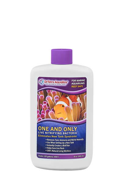 Dr. Tim’s Aquatics One & Only Live Nitrifying Bacteria for Reef Aquarium 8 fl. oz