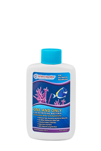 Dr. Tim's Aquatics One & Only Live Nitrifying Bacteria for Saltwater Aquariums 4 fl. oz