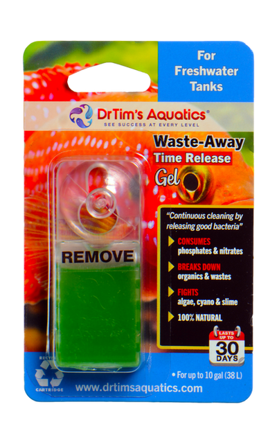 Dr. Tim’s Aquatics Waste - Away Freshwater Time Release Gel Water Clarifier SM - Aquarium