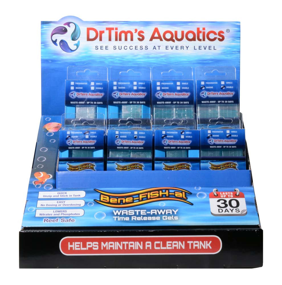 Dr. Tim's Aquatics Waste-Away Gel Marine Mixed Display 12 Count