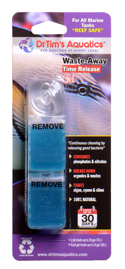 Dr. Tim's Aquatics Waste-Away Marine Time Release Gel Water Clarifier 2pk SM