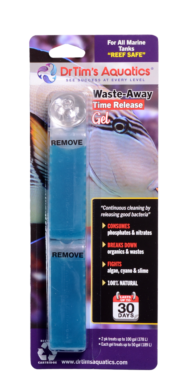 Dr. Tim's Aquatics Waste-Away Marine Time Release Gel Water Clarifier 2pk MD