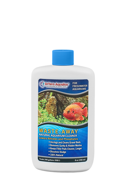 Dr. Tim's Aquatics Waste-Away Natural Aquarium Cleaner for Freshwater Aquarium 8 fl. oz